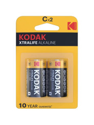 PILAS ALCALINAS KODAK XTRALIFE TIPO C X 2 UNIDADES DE LA MARCA KODAK