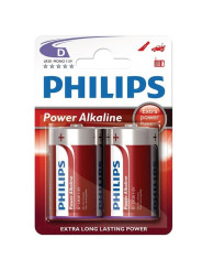 PILAS ALCALINAS D LR20 PHILIPS - 2 UNIDADES DE LA MARCA PHILLIPS