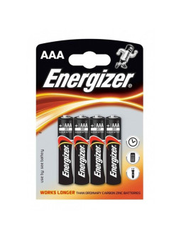 PILAS ALCALINAS AAA LR03 1.5V BLISTER X4 DE LA MARCA ENERGIZER