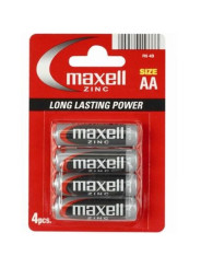 PILA SALINA AA R6 1.5V PARA JUGUETES Y DISPOSITIVOS DE LA MARCA MAXELL