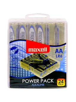 PILAS ALCALINAS AA LR6 MAXELL PACK 24 UNIDADES DE LA MARCA MAXELL
