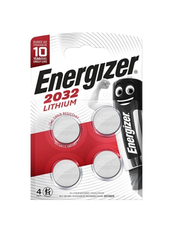 PILA LITIO CR2032 3V BLISTER X4 - ENERGIZER DE LA MARCA ENERGIZER