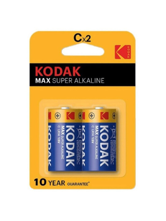 PILAS ALCALINAS C LR14 KODAK MAX PARA JUGUETES Y LINTERNAS DE LA MARCA KODAK
