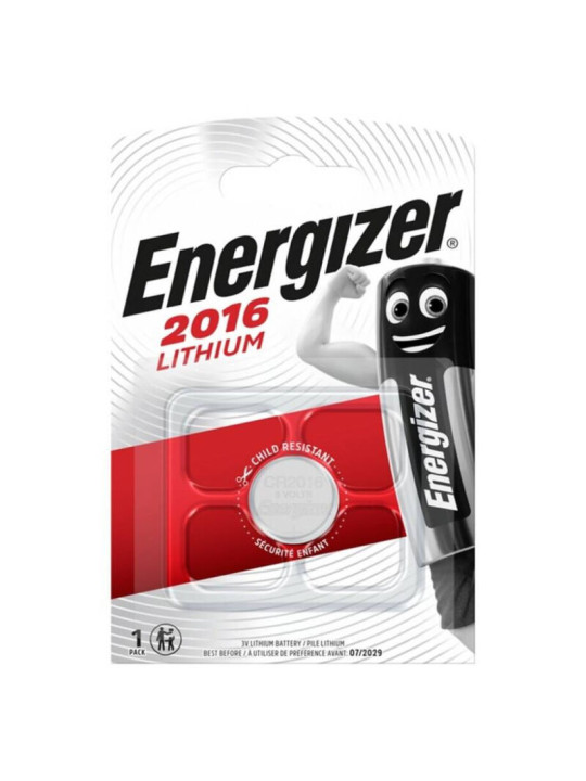 PILA LITIO CR2016 3V PARA RELOJES Y DISPOSITIVOS DE LA MARCA ENERGIZER
