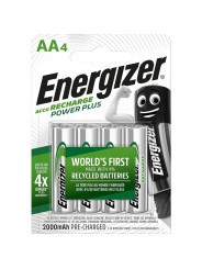 PILAS RECARGABLES AA4 ENERGIZER 2000 MAH DE LA MARCA ENERGIZER