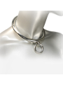 COLLAR BDSM METÁLICO CON ARGOLLA 10CM - ACERO CROMADO DE LA MARCA METAL HARD
