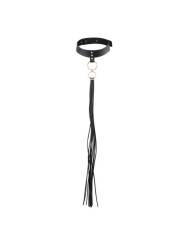 COLLAR BDSM CON FLECOS NEGRO PARA JUEGOS BONDAGE DE LA MARCA BIJOUX MAZE