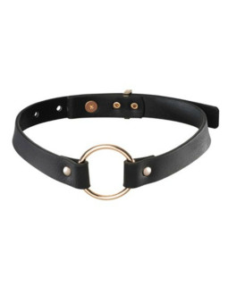 COLLAR CHOKER BDSM NEGRO AJUSTABLE - BIJOUX INDISCRETS DE LA MARCA BIJOUX MAZE
