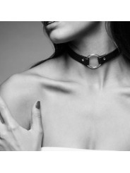 COLLAR CHOKER BDSM NEGRO AJUSTABLE - BIJOUX INDISCRETS DE LA MARCA BIJOUX MAZE