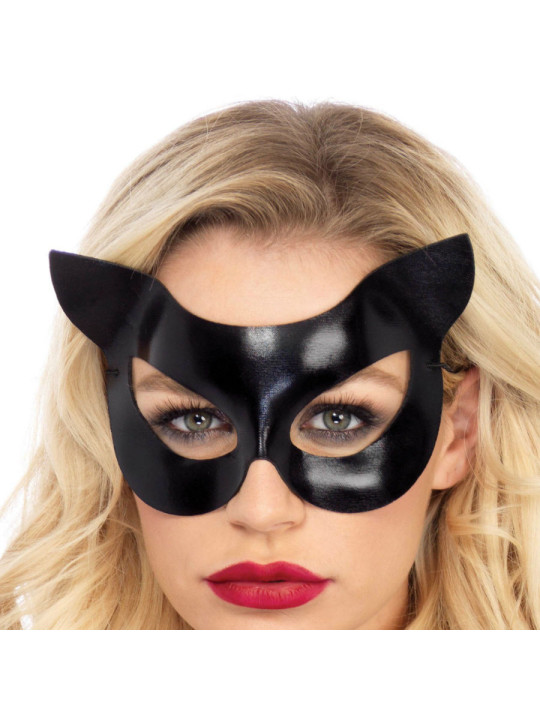 MÁSCARA CATWOMAN VINILO PARA ROLEPLAY SEXY DE LA MARCA LEG AVENUE ACCESSORIES