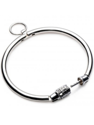 COLLAR METAL INOXIDABLE CON CANDADO Y ANILLA 10.5 CM DE LA MARCA METAL HARD