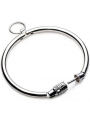 COLLAR METAL INOXIDABLE CON CANDADO Y ANILLA 10.5 CM DE LA MARCA METAL HARD