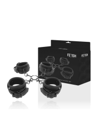 SET ESPOSAS BDSM MANOS Y TOBILLOS CON FORRO SUAVE DE LA MARCA FETISH SUBMISSIVE BONDAGE