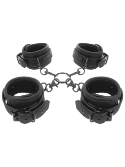 SET ESPOSAS BDSM MANOS Y TOBILLOS CON FORRO SUAVE DE LA MARCA FETISH SUBMISSIVE BONDAGE