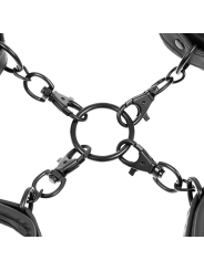 SET ESPOSAS BDSM MANOS Y TOBILLOS CON FORRO SUAVE DE LA MARCA FETISH SUBMISSIVE BONDAGE