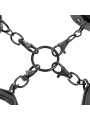 SET ESPOSAS BDSM MANOS Y TOBILLOS CON FORRO SUAVE DE LA MARCA FETISH SUBMISSIVE BONDAGE