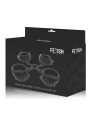 SET ESPOSAS BDSM MANOS Y TOBILLOS CON FORRO SUAVE DE LA MARCA FETISH SUBMISSIVE BONDAGE
