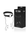 MORDAZA BDSM CON PINZAS PARA PEZONES Y CADENA METÁLICA DE LA MARCA FETISH SUBMISSIVE BONDAGE