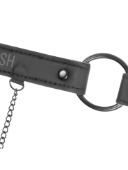 MORDAZA BDSM CON PINZAS PARA PEZONES Y CADENA METÁLICA DE LA MARCA FETISH SUBMISSIVE BONDAGE
