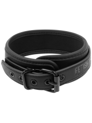 COLLAR BDSM CON CADENA METÁLICA Y FORRO DE NEOPRENO DE LA MARCA FETISH SUBMISSIVE BONDAGE