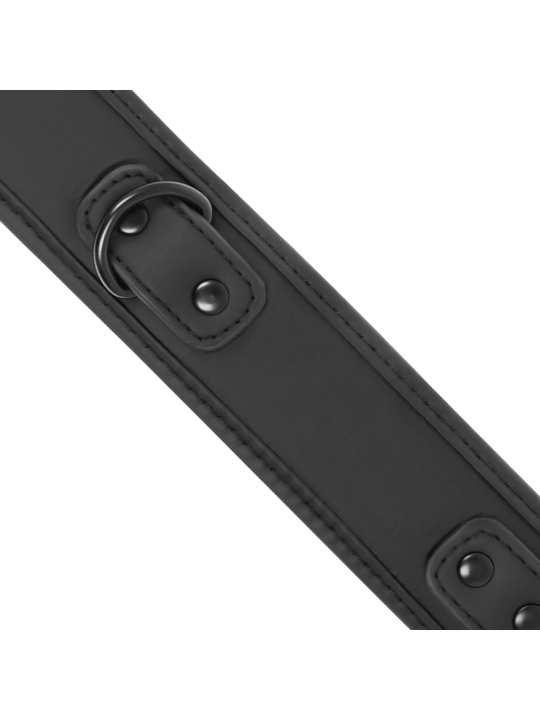 COLLAR BDSM CON CADENA METÁLICA Y FORRO DE NEOPRENO DE LA MARCA FETISH SUBMISSIVE BONDAGE