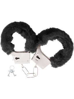 ESPOSAS METÁLICAS FORRADAS NEGRO DARKNESS BDSM DE LA MARCA DARKNESS BONDAGE