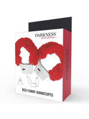 ESPOSAS METÁLICAS FORRADAS ROJO DARKNESS BDSM DE LA MARCA DARKNESS BONDAGE
