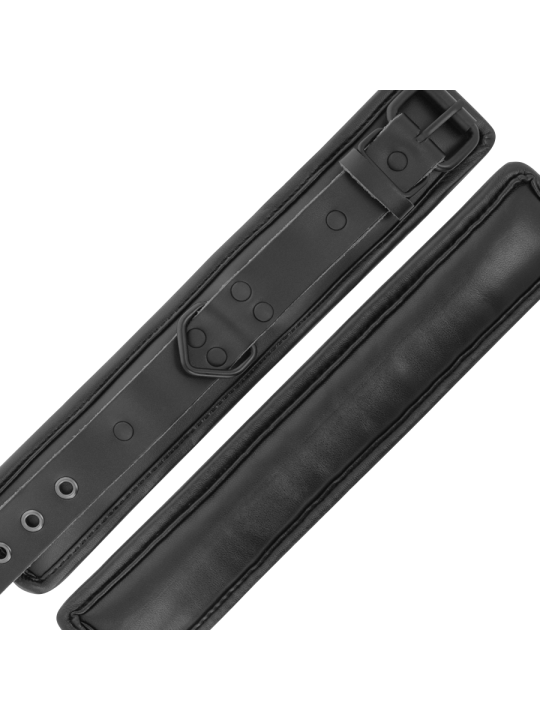 ESPOSAS AJUSTABLES TOBILLOS PIEL SINTÉTICA NEGRO DE LA MARCA DARKNESS BONDAGE