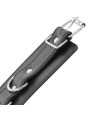 ESPOSAS AJUSTABLES NEGRO PVC LEATHER BDSM DE LA MARCA DARKNESS BONDAGE