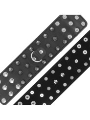 ESPOSAS BDSM CON PINCHOS NEGRO SKULLS AND BONES DE LA MARCA DARKNESS BONDAGE