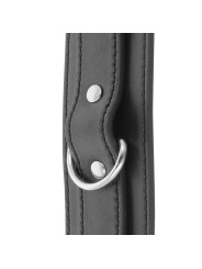 ESPOSAS AJUSTABLES NEGRO PVC LEATHER DOBLE CINTA DE LA MARCA DARKNESS BONDAGE