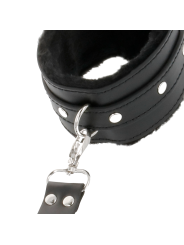 ESPOSAS DE CUERO NEGRO PARA MANOS Y PIES DARKNESS DE LA MARCA DARKNESS BONDAGE