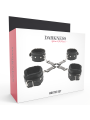 ESPOSAS DE CUERO NEGRO PARA MANOS Y PIES DARKNESS DE LA MARCA DARKNESS BONDAGE