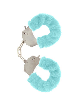 ESPOSAS DE PELUCHE AZUL CON CADENA DE ACERO DE LA MARCA TOYJOY