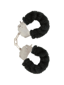 ESPOSAS DE PELUCHE NEGRAS CON CADENA DE ACERO DE LA MARCA TOYJOY