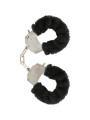 ESPOSAS DE PELUCHE NEGRAS CON CADENA DE ACERO DE LA MARCA TOYJOY