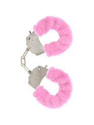 ESPOSAS DE PELUCHE ROSA CON CADENA DE ACERO DE LA MARCA TOYJOY