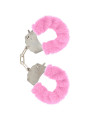 ESPOSAS DE PELUCHE ROSA CON CADENA DE ACERO DE LA MARCA TOYJOY