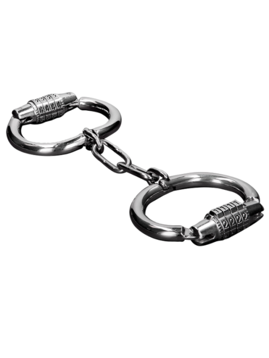 ESPOSAS DE ACERO INOXIDABLE CON CIERRE DE COMBINACIÓN DE LA MARCA METAL HARD