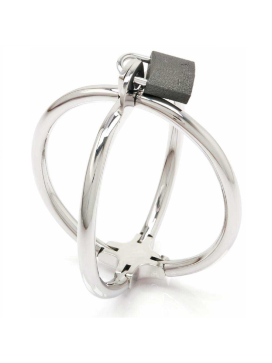 ESPOSAS CRISS CROSS ACERO INOXIDABLE CON CANDADO DE LA MARCA METAL HARD