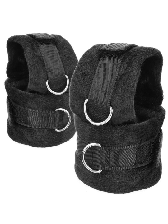 KIT DE ATADURAS BDSM PARA CAMA CON NEOPRENO DE LA MARCA DARKNESS BONDAGE