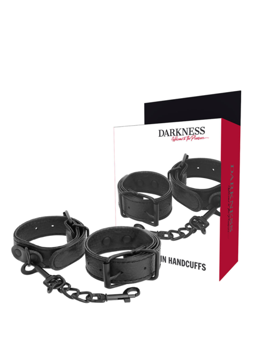 ESPOSAS TEXTURIZADAS NEGRAS BDSM - DARKNESS DE LA MARCA DARKNESS BONDAGE