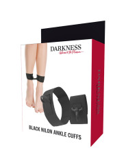 ESPOSAS TOBILLOS NYLON NEGRO DARKNESS BDSM DE LA MARCA DARKNESS BONDAGE