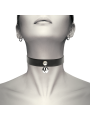 COLLAR FETICHE CUERO VEGANO AJUSTABLE CON CASCABEL DE LA MARCA COQUETTE ACCESSORIES