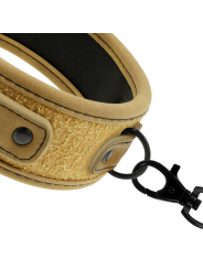COLLAR BDSM CON CADENA METÁLICA Y FORRO DE NEOPRENO DE LA MARCA FETISH SUBMISSIVE ORIGIN