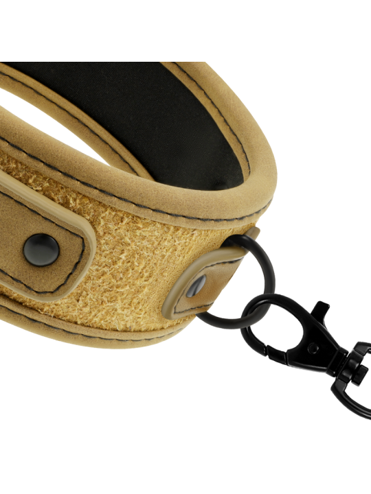COLLAR BDSM CON CADENA METÁLICA Y FORRO DE NEOPRENO DE LA MARCA FETISH SUBMISSIVE ORIGIN