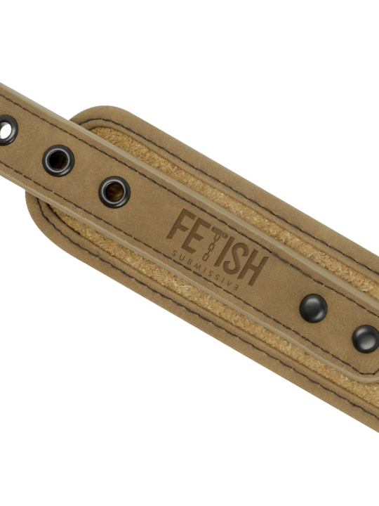 COLLAR BDSM CON CADENA METÁLICA Y FORRO DE NEOPRENO DE LA MARCA FETISH SUBMISSIVE ORIGIN