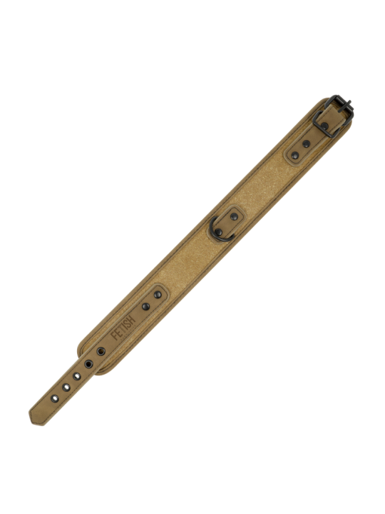 COLLAR BDSM CON CADENA METÁLICA Y FORRO DE NEOPRENO DE LA MARCA FETISH SUBMISSIVE ORIGIN