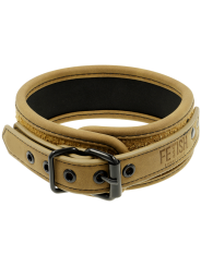 COLLAR BDSM CON CADENA METÁLICA Y FORRO DE NEOPRENO DE LA MARCA FETISH SUBMISSIVE ORIGIN