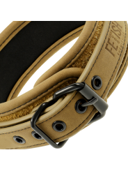 COLLAR BDSM CON CADENA METÁLICA Y FORRO DE NEOPRENO DE LA MARCA FETISH SUBMISSIVE ORIGIN